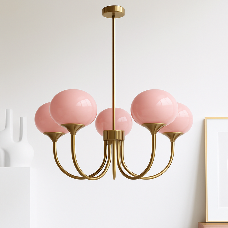 lustre moderne en verre pour décoration intérieure enfant