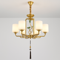 lustre moderne en verre pour décoration intérieure élégante