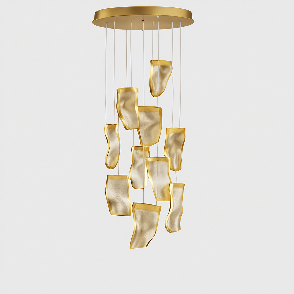 lustre moderne led pour duplex escalier bar et magasin de vêtements - vue 8 sur 15
