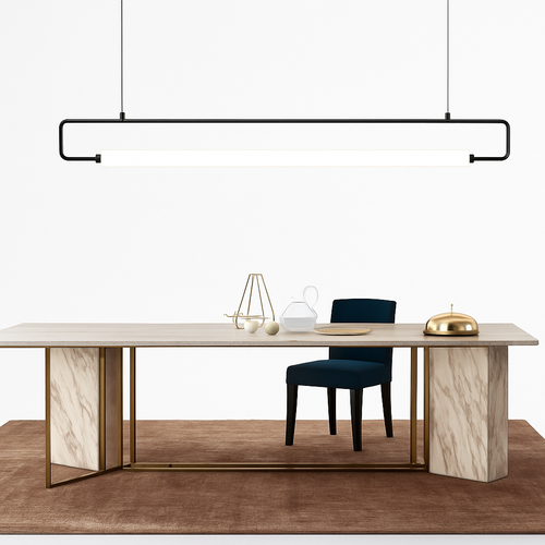 lustre moderne led suspendu lampara éclairage nordique - vue 7 sur 8