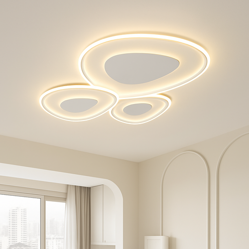 lustre moderne à leds pour décoration intérieure élégante et tendance - vue 2 sur 23