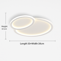 lustre moderne à leds pour décoration intérieure élégante et tendance