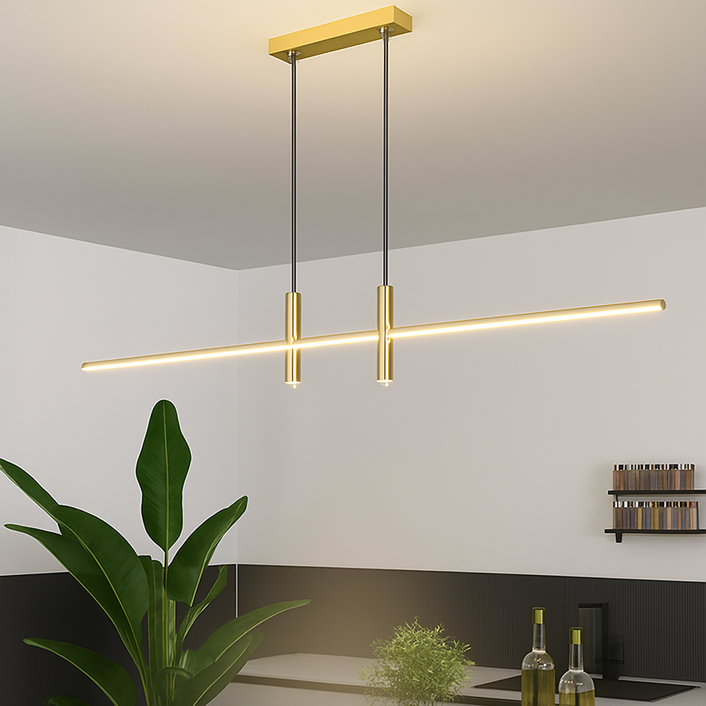 lustre moderne minimaliste pour cuisine et salle à manger - vue 3 sur 11