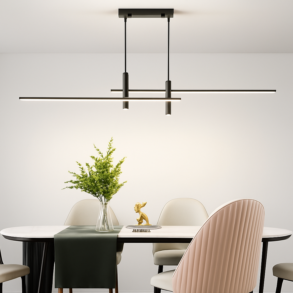lustre moderne minimaliste pour cuisine et salle à manger - vue 5 sur 11