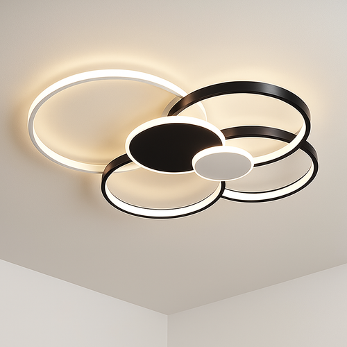 lustre moderne pour éclairage intérieur design élégant et luxueux - vue 2 sur 14