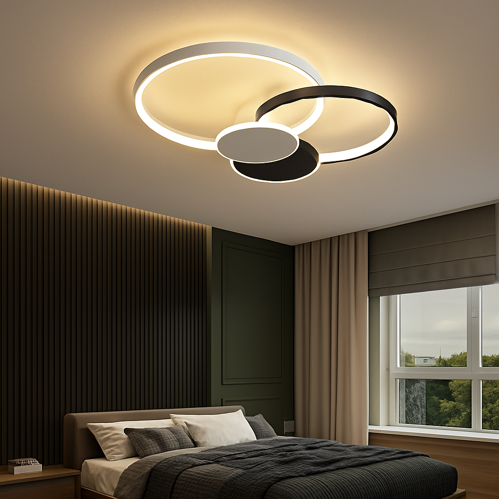 lustre moderne pour éclairage intérieur design élégant et luxueux - vue 5 sur 14