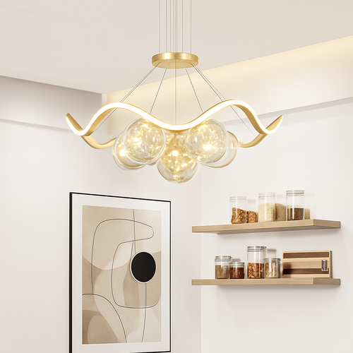 lustre Moderne salle à manger lumières éclairage intérieur led décoratif éclairage intérieur - vue 6 sur 8