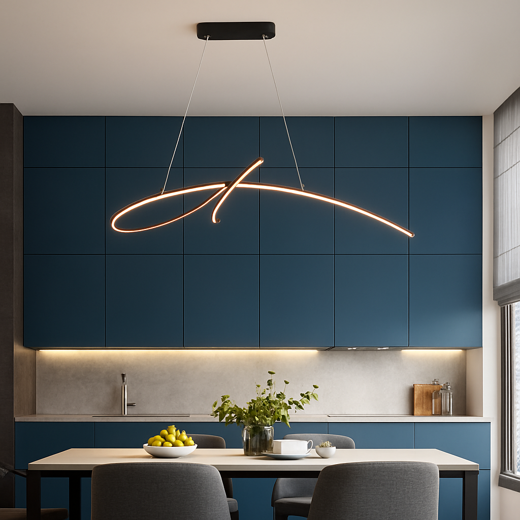 lustre moderne suspendu pour un éclairage intérieur élégant - vue 2 sur 6