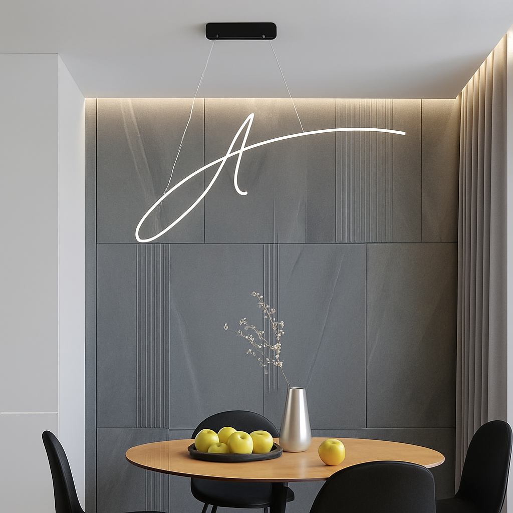 lustre moderne suspendu pour un éclairage intérieur élégant - vue 6 sur 6