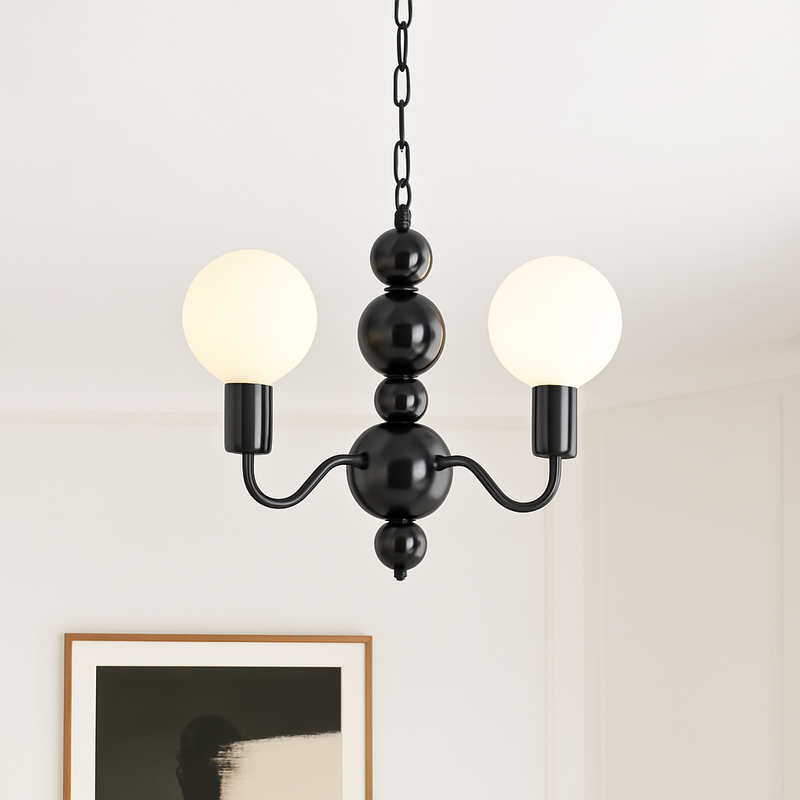 lustre nordique en métal pour décoration intérieure suspendue