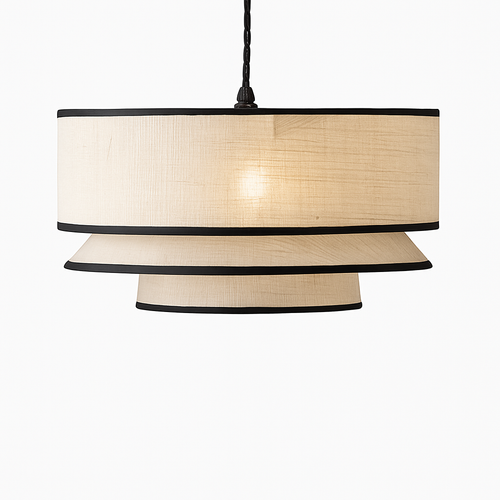 lustre nordique en tissu pour décoration intérieure moderne