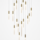 lustre nordique minimaliste design penthouse villa