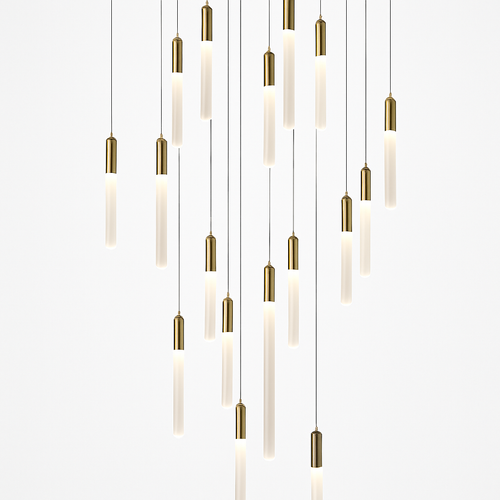 lustre nordique minimaliste design penthouse villa