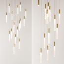 lustre nordique minimaliste design penthouse villa