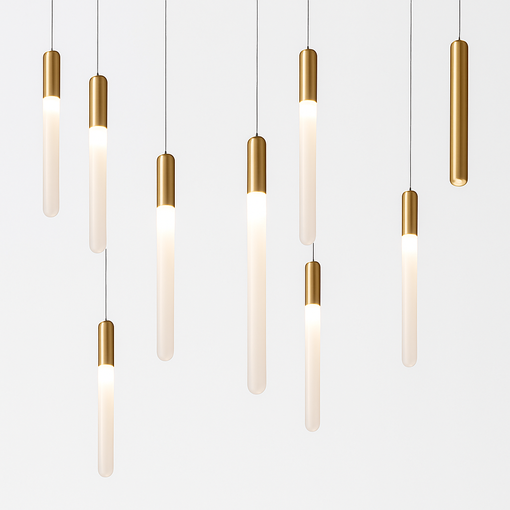 lustre nordique minimaliste suspendu design penthouse villa