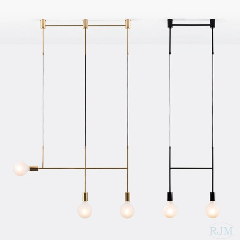 lustre nordique or moderne pour décoration noël luminaires maison