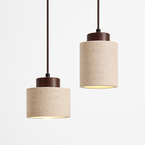lustre rétro en pierre de grotte pour décoration intérieure - vue 2 sur 10