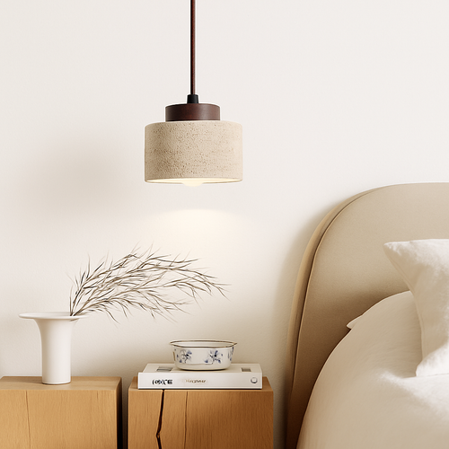lustre rétro en pierre de grotte pour décoration intérieure - vue 3 sur 10