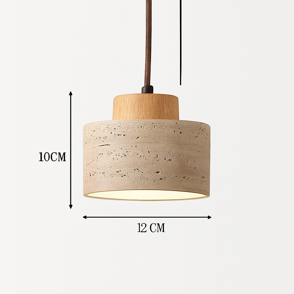 lustre rétro en pierre de grotte pour décoration intérieure - vue 6 sur 10