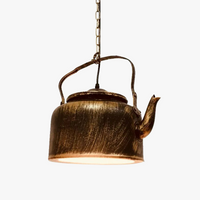 lustre rétro industriel en fer pour bar restaurant musique wj11087