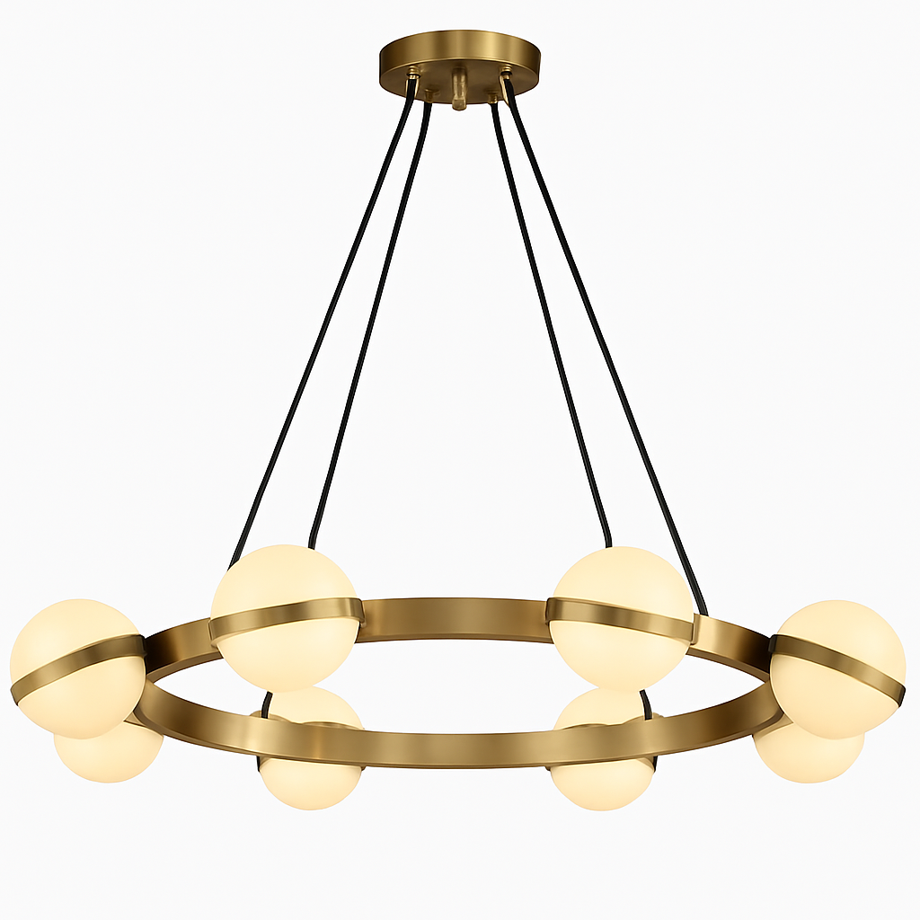 Lustre rond design led moderne