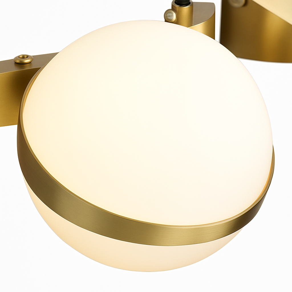 Lustre rond design led moderne - vue 6 sur 9