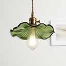 lustre suspendu en verre vintage pour intérieur nordique