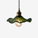 lustre suspendu en verre vintage pour intérieur nordique