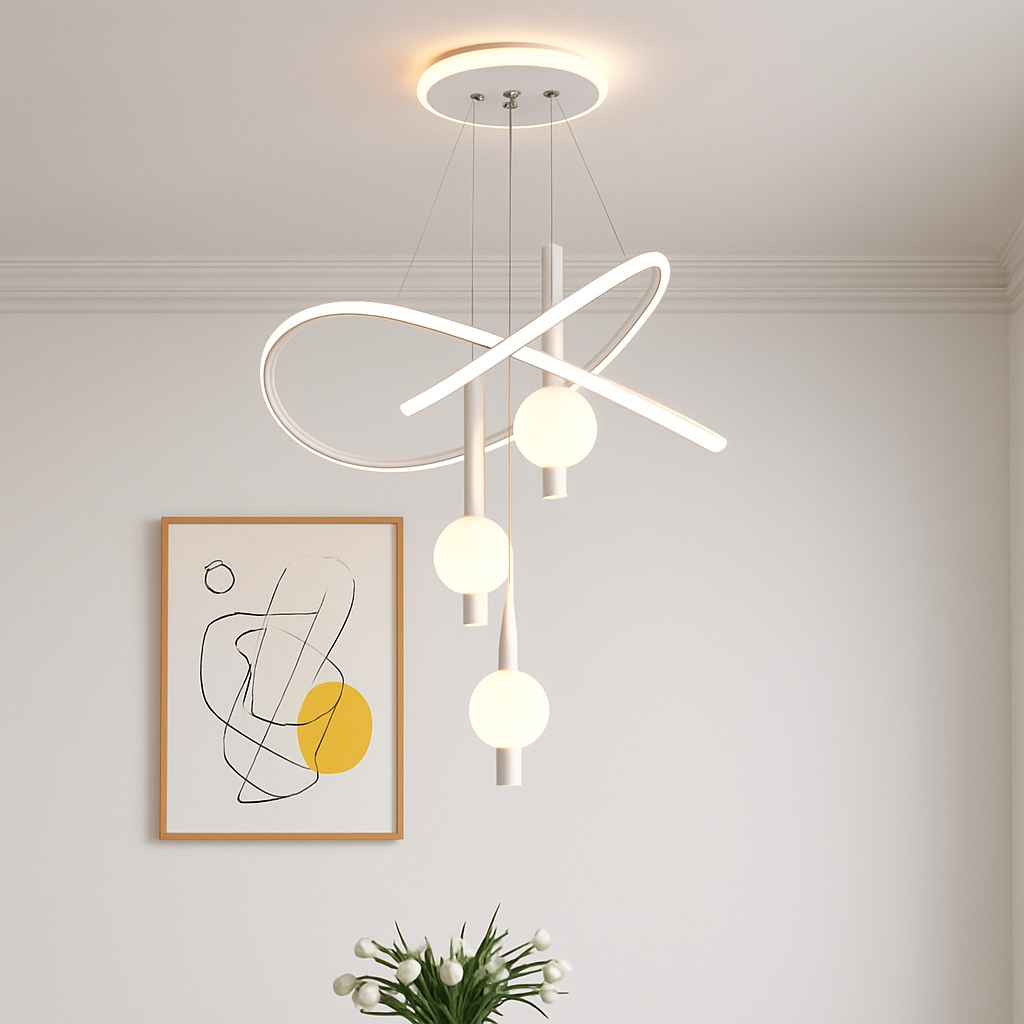 lustre suspendu minimaliste pour décoration intérieure moderne