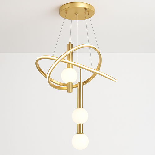 lustre suspendu minimaliste pour décoration intérieure moderne