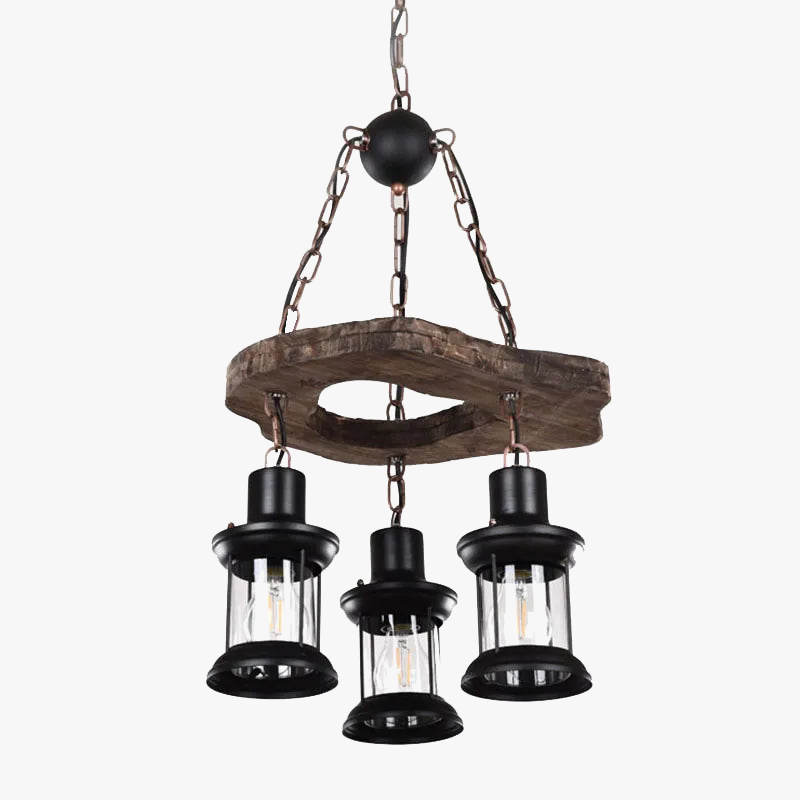 lustre suspendu style campagne américaine nostalgique antique