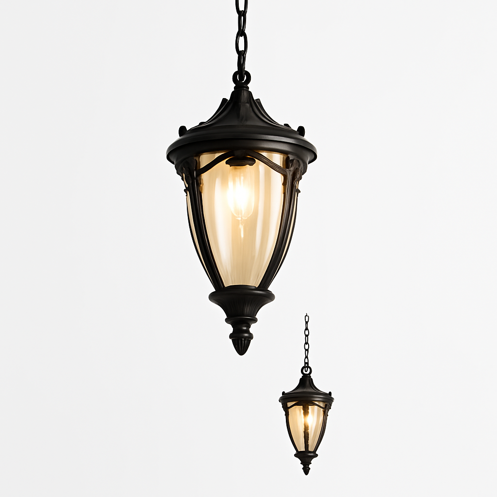 lustre étanche pour balcon extérieur et jardin décoratif - vue 5 sur 10