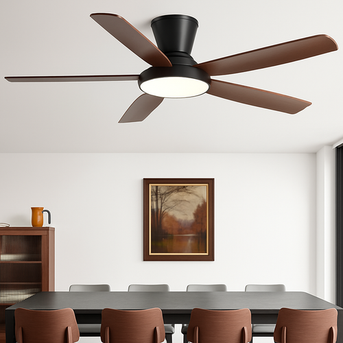 lustre ventilateur silencieux avec télécommande pour un confort optimal - vue 3 sur 13