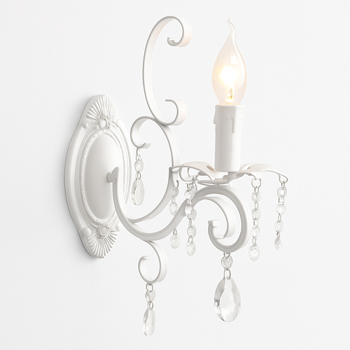 lustre vintage en cristal et fer forgé pour un éclairage élégant - vue 8 sur 10