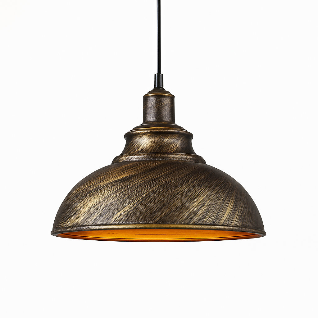 lustre vintage loft rétro pour bar cuisine et restaurant - vue 8 sur 9