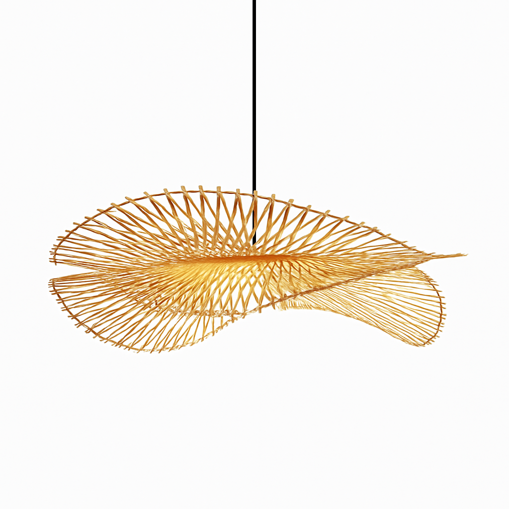 Lustre en rotin