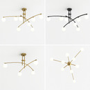 lustres en verre pour barre de suspension cuisine