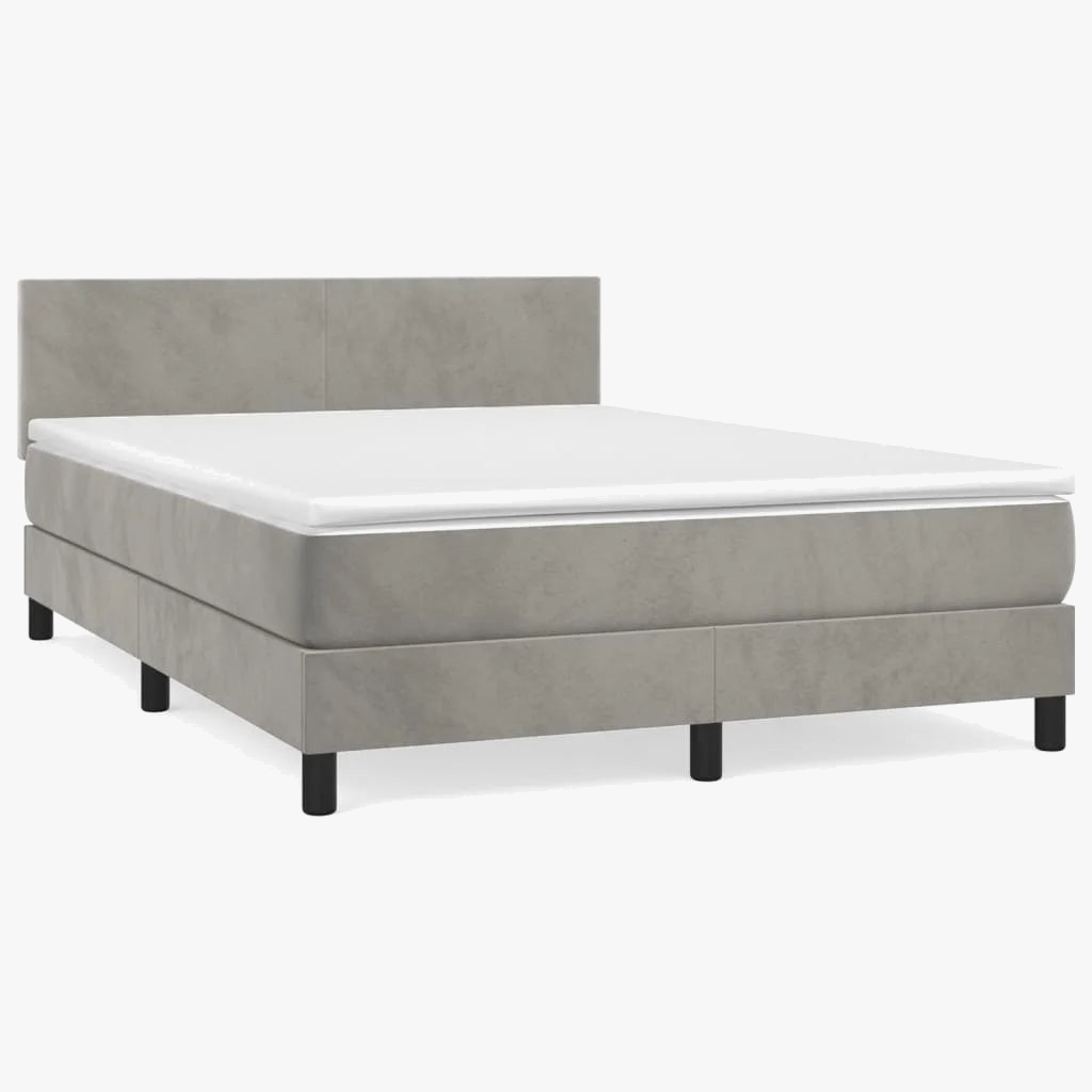 matelas confortable avec sommier à ressorts et cadre de lit