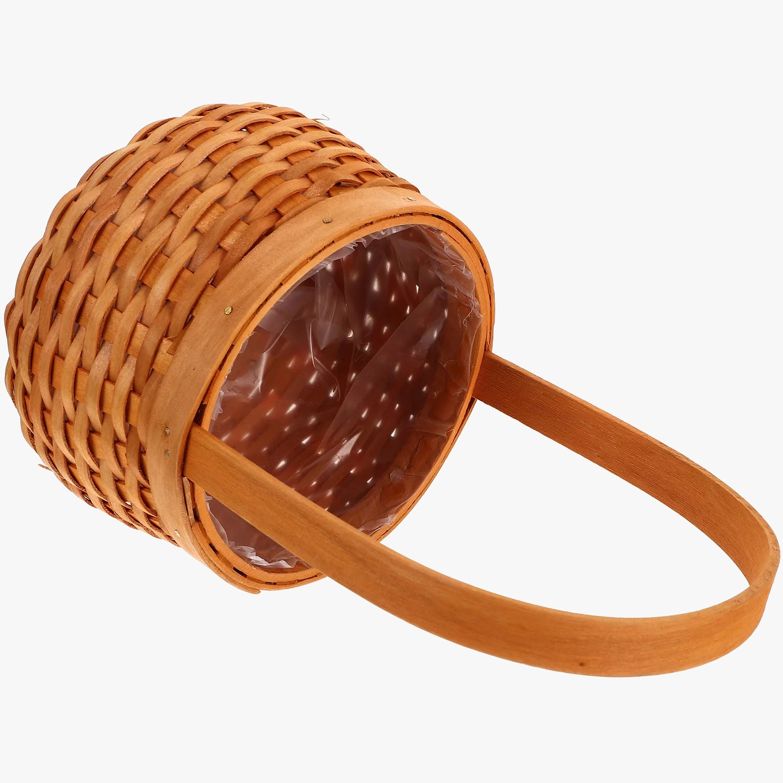 mini panier en bois pour fleurs et rangement décoratif