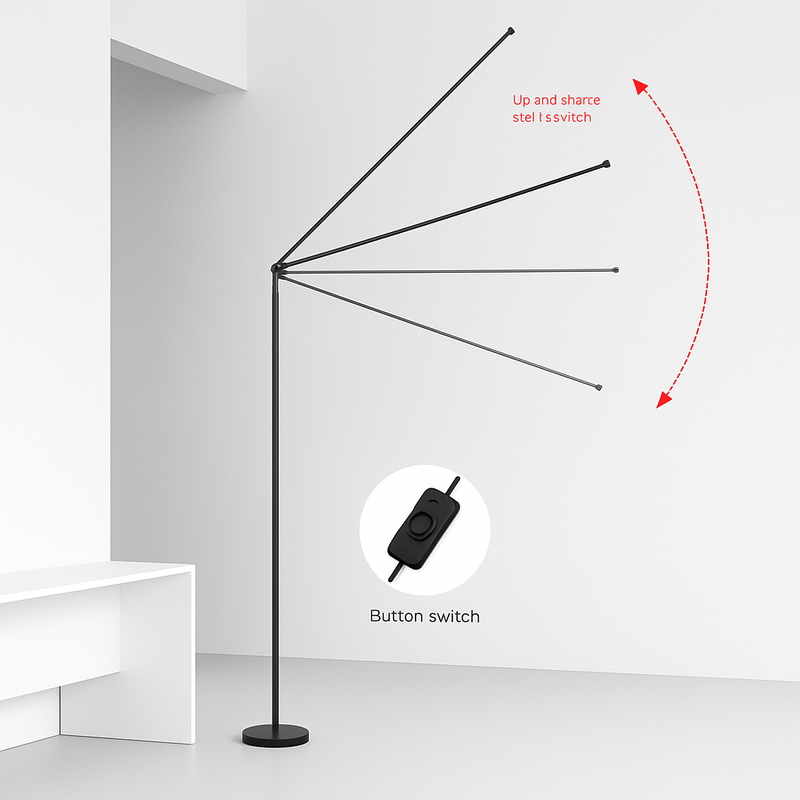 Minimalisme lampadaire LED Super lumineux lampe de lecture salon chambre chevet lampe verticale sol Piano luminaire