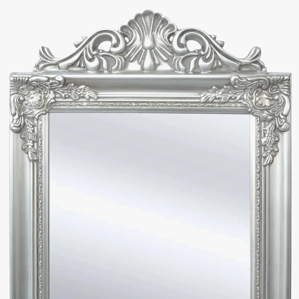 miroir baroque sur pied pour décoration intérieure élégante