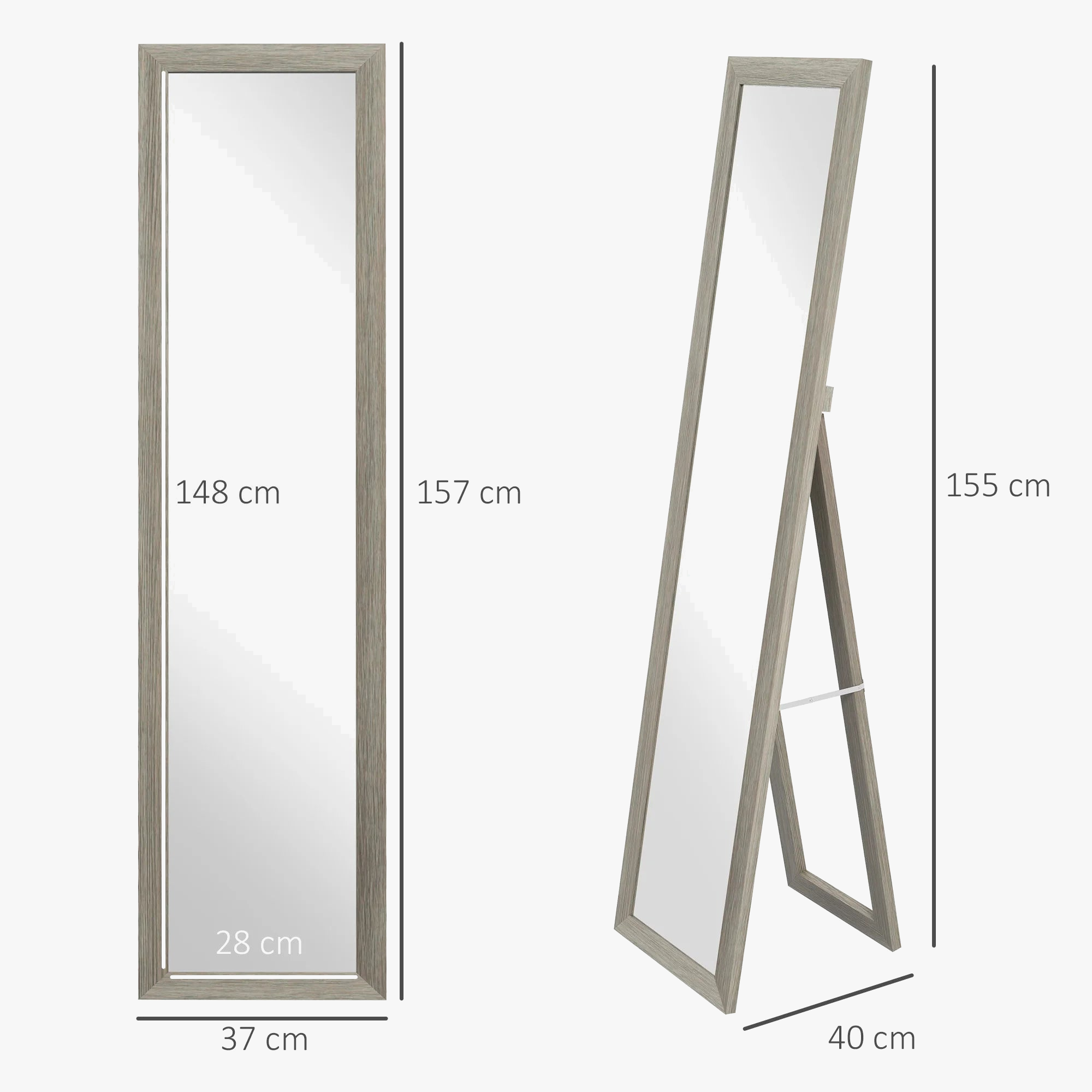 miroir décoratif intégral pour intérieur moderne élégant