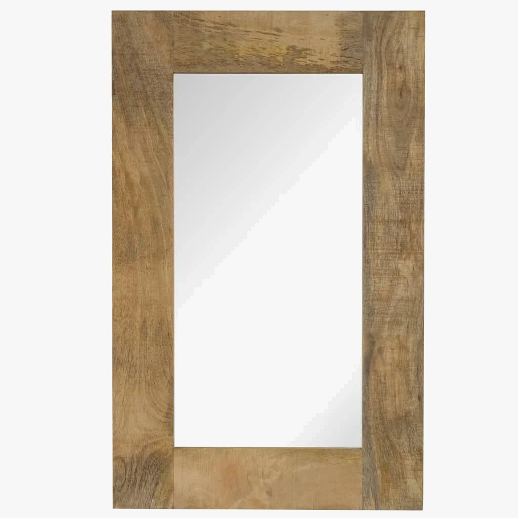 miroir en bois de manguier massif pour décoration intérieure