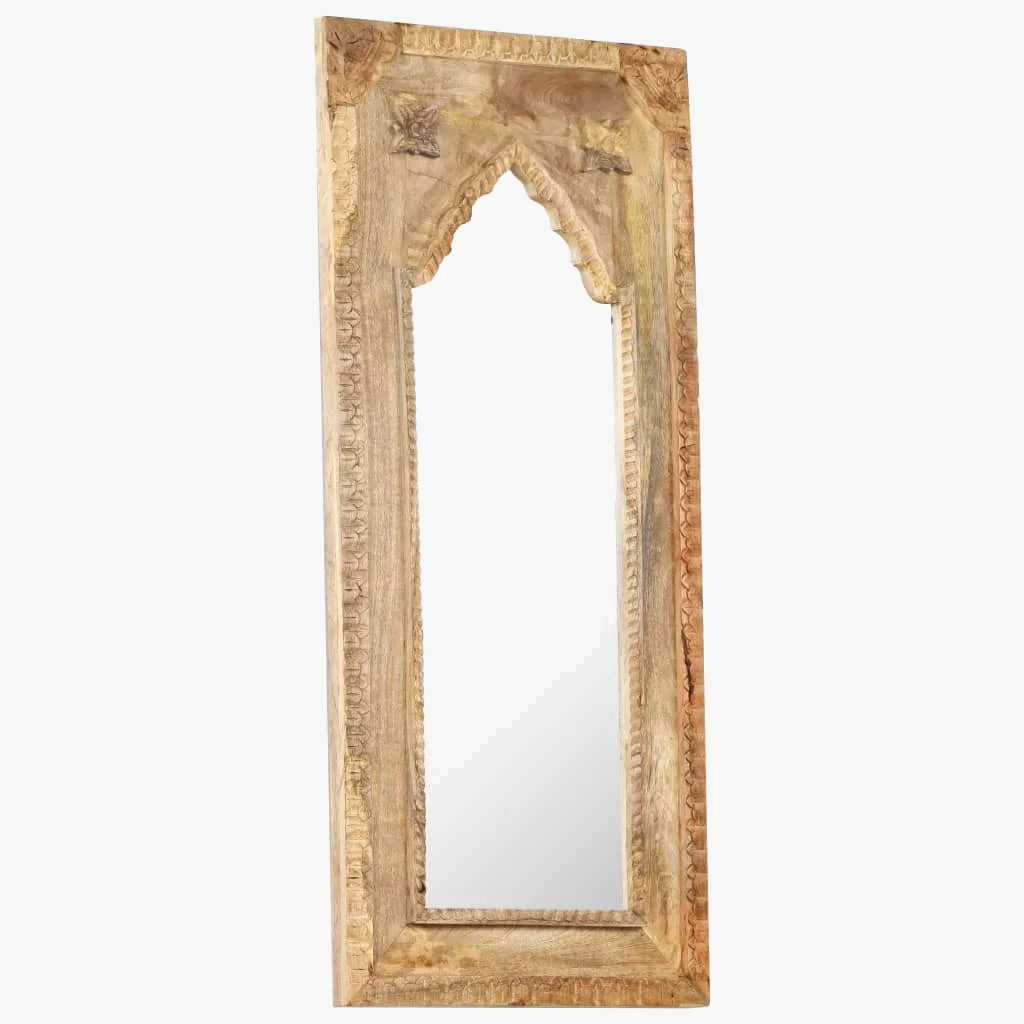miroir en bois de manguier pour décoration intérieure moderne