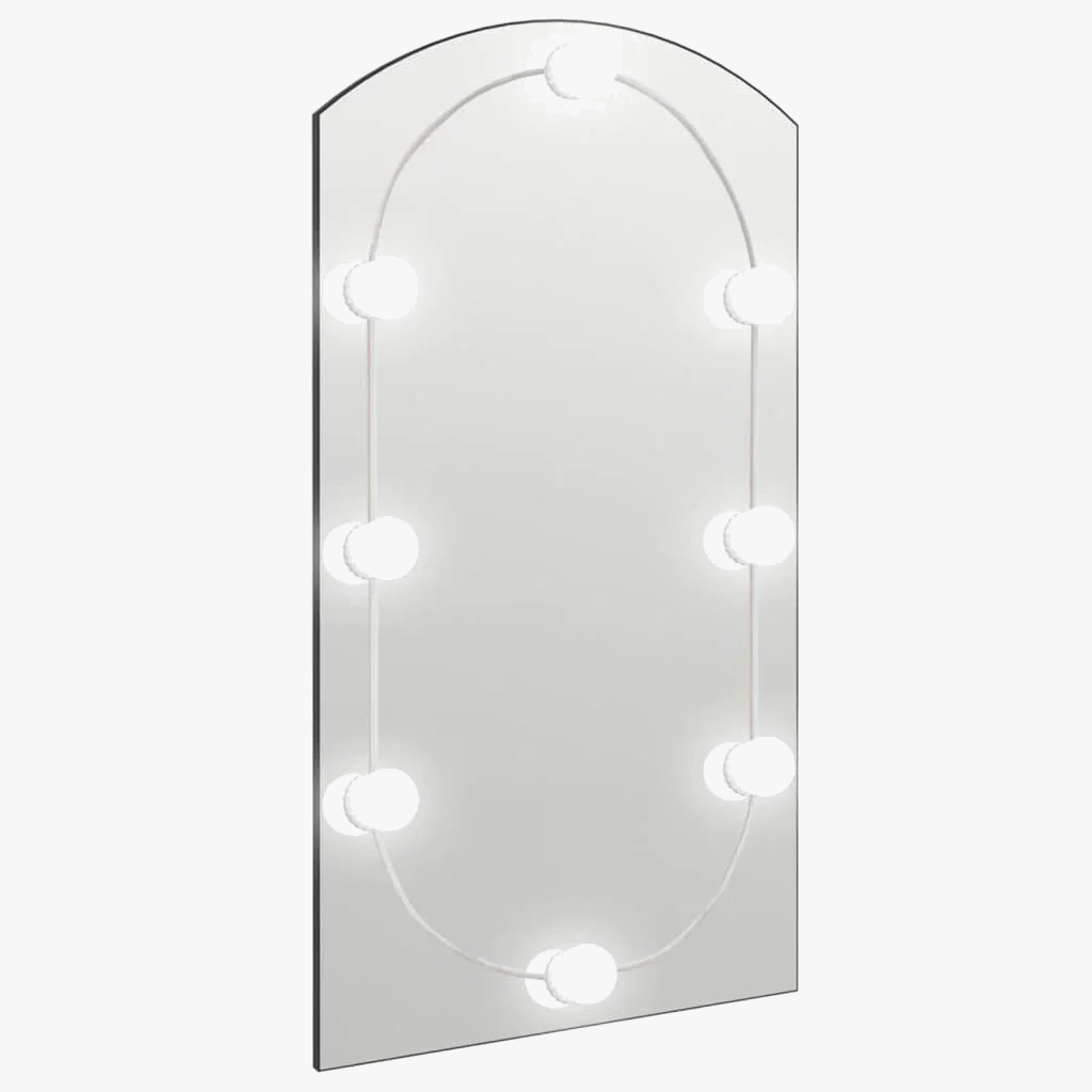miroir led en forme d'arche pour décoration intérieure