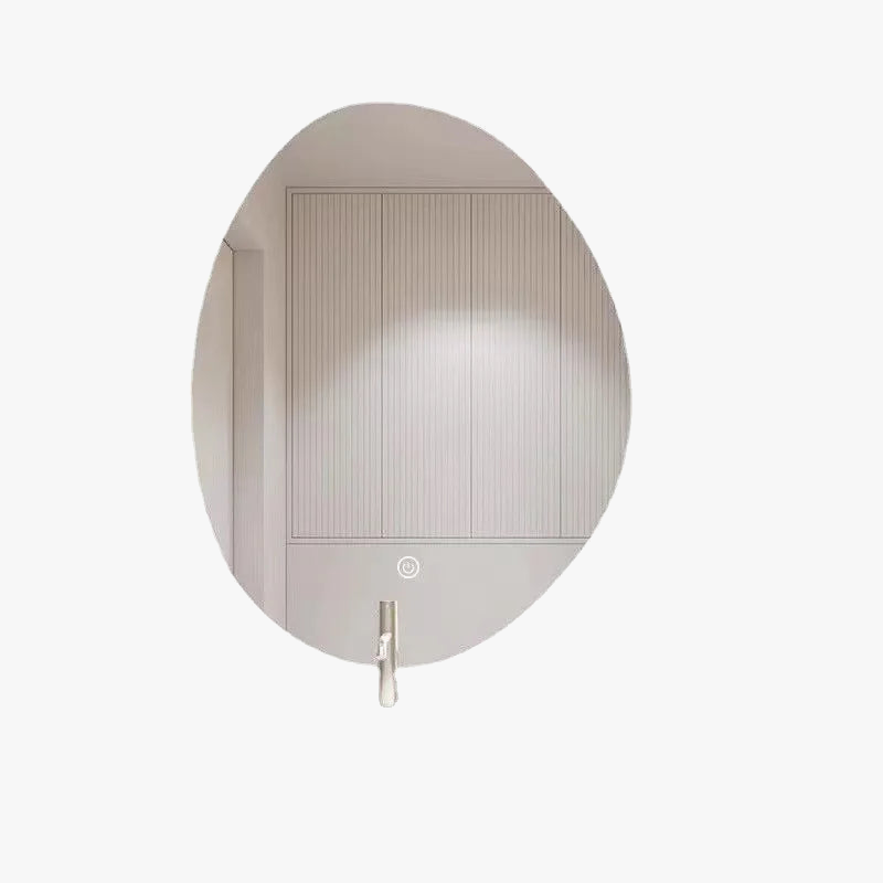 miroir à led forme irrégulière pour dressing intelligent et salle de bain