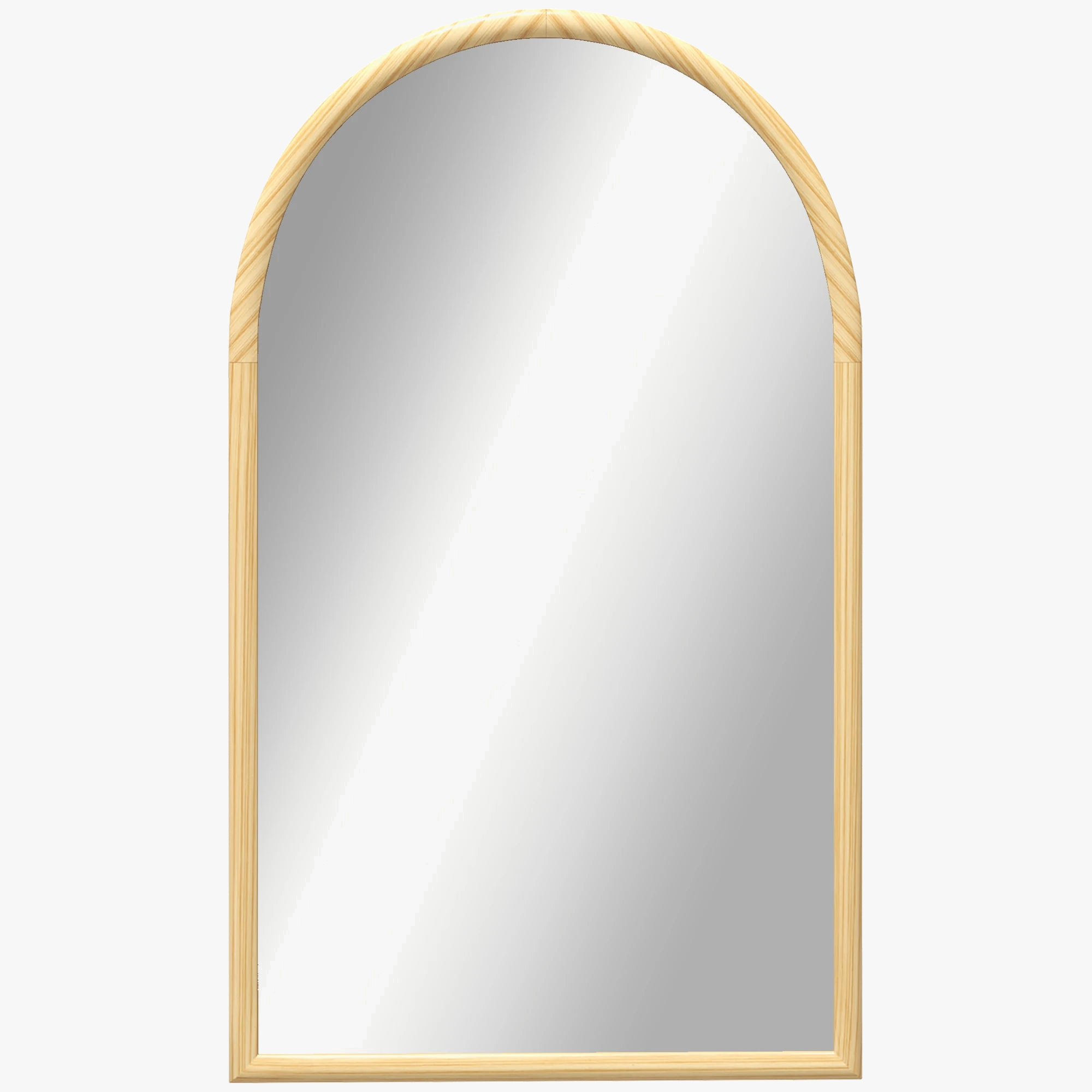 miroir mural en bois avec cadre de fenêtre élégant