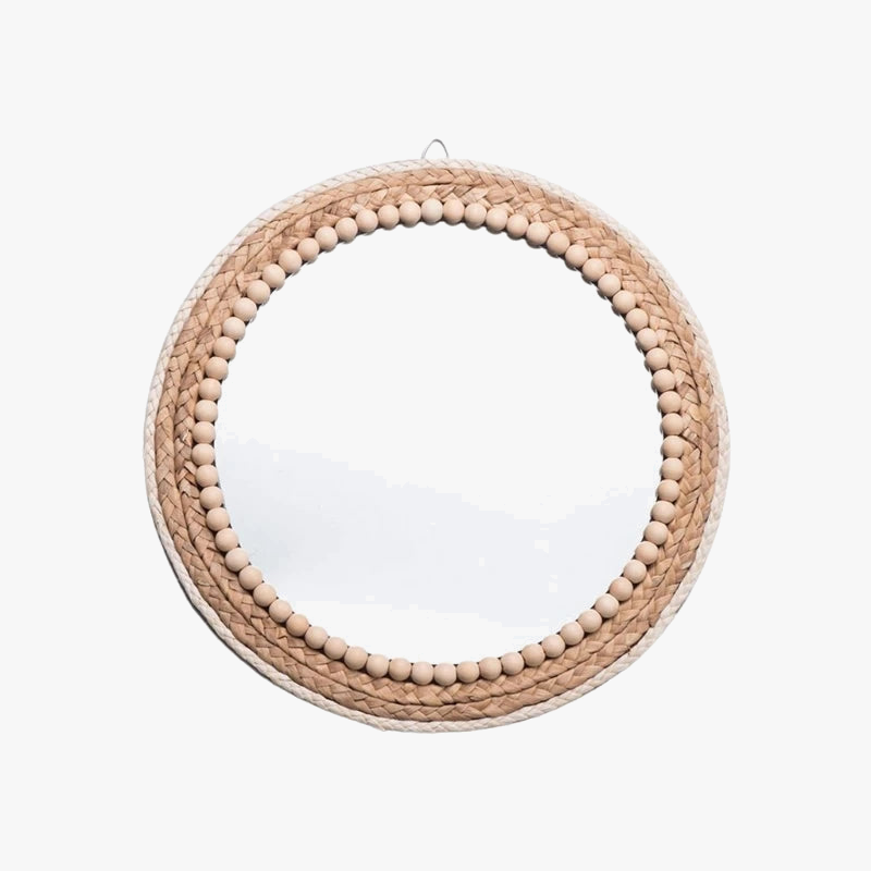 Miroir rotin