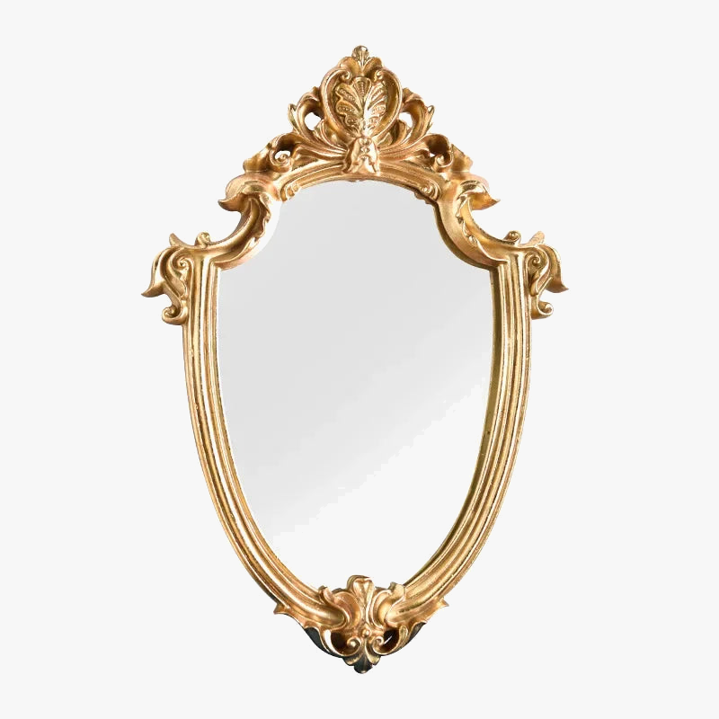 miroir vintage doré décoration murale cadeau mariage rétro