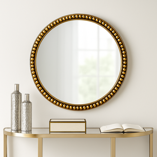 miroirs décoratifs ovales en macramé nordique pour décoration intérieure